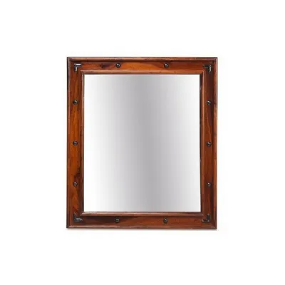 Indian Sheesham Thacket Rectangular Wall Mirror