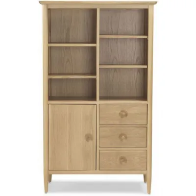 Natural Oak Display Cabinet