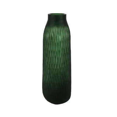 42. 5cm Green Handmade Decorative Glass Bud Vase