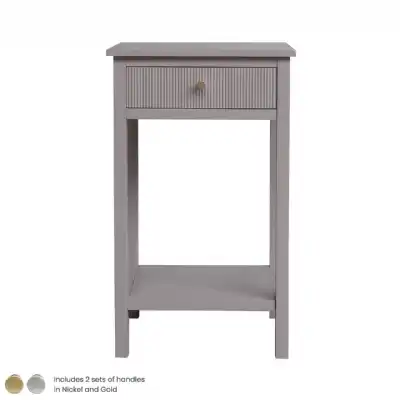 Summer Grey Wood End Table