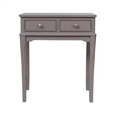 Medium Taupe 2 Drawer Console Table