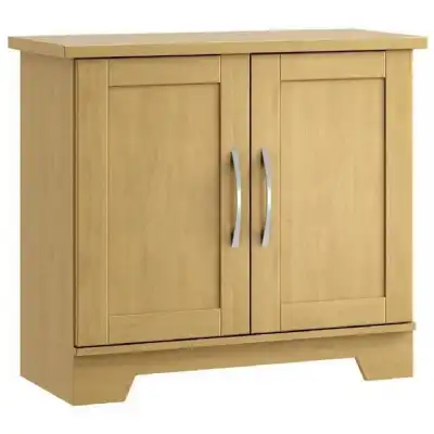 Lichfield Oak or Cashmere 2 Door Cupboard