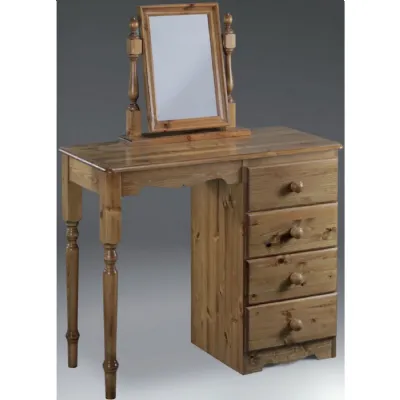 Solid Pine and Painted Single Dressing Table