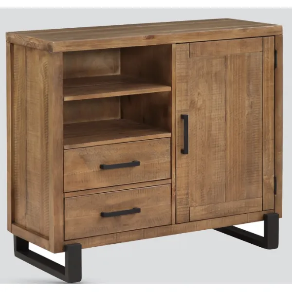 Rustic Solid Pine Media Unit