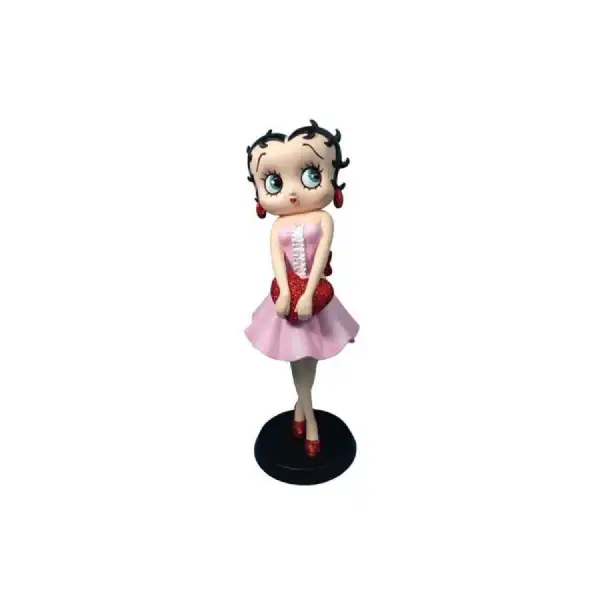 Betty Boop Holding Red Heart