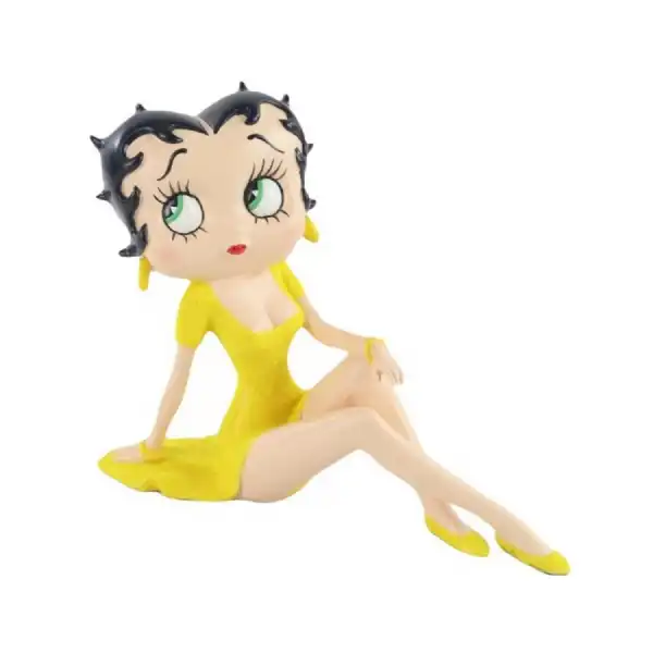 Betty Boop Demure Yellow Glitter Dress