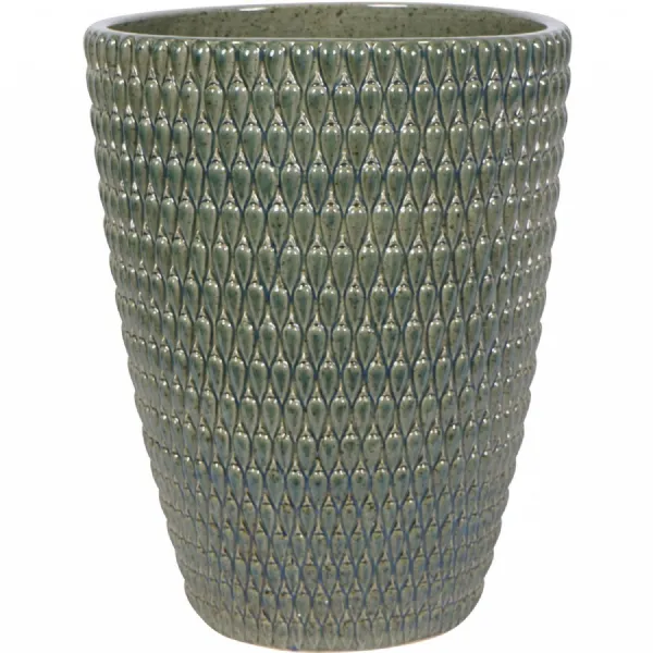 Green Extra Large Glaze Ceramic Planter