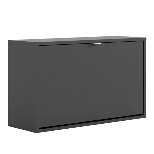 Shoes Shoe cabinet w. 1 tilting door and 2 layers