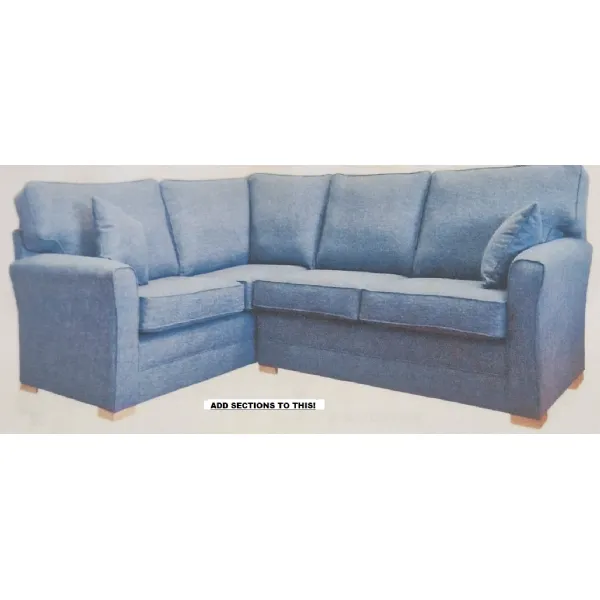 Fabric UK Made Corner Sofa Set