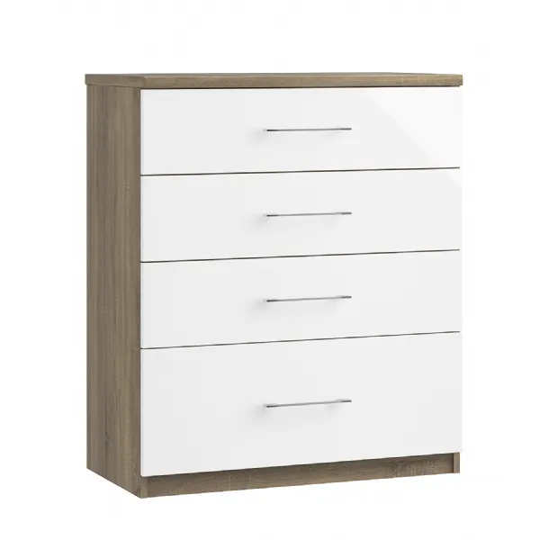 4 Drawer Chest of Drawers with 1 Deep Drawer with Colour Option