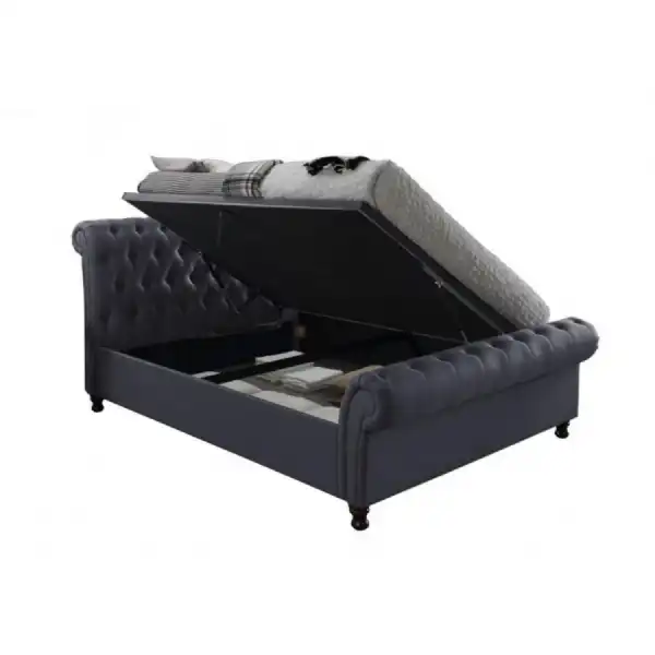 Castille Ottoman Sleigh Bed in 3 Colour Options