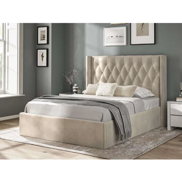 Fabric Bed Collection Beige 4