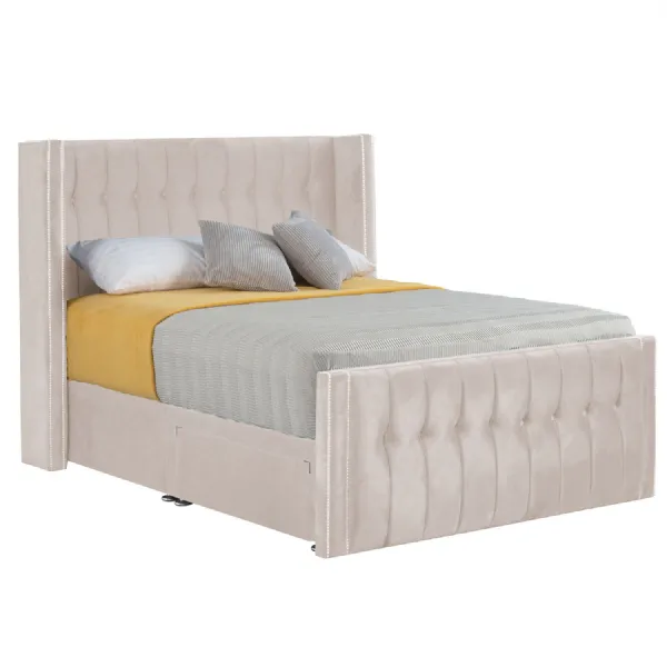 Oyster Byrd Double Bed Frame