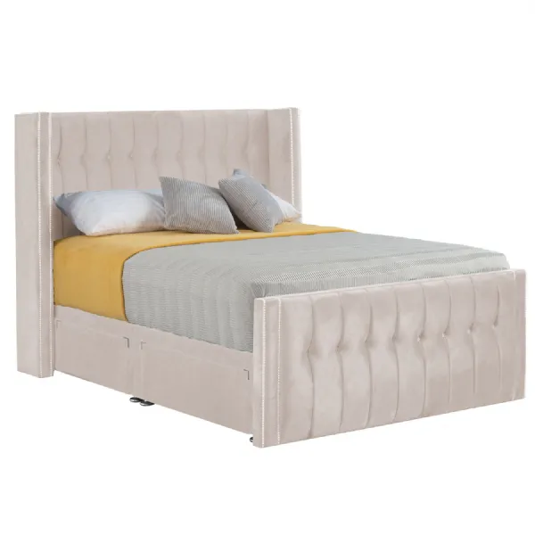 Oyster Byrd King Size Bed Frame