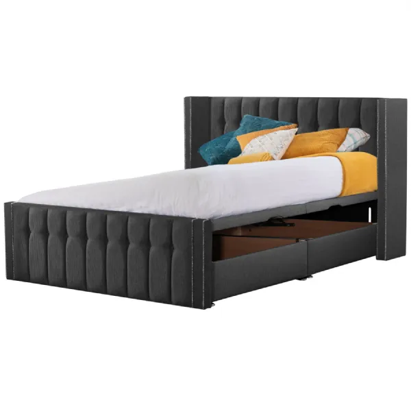 Grey Byrd Super King Size Bed Frame