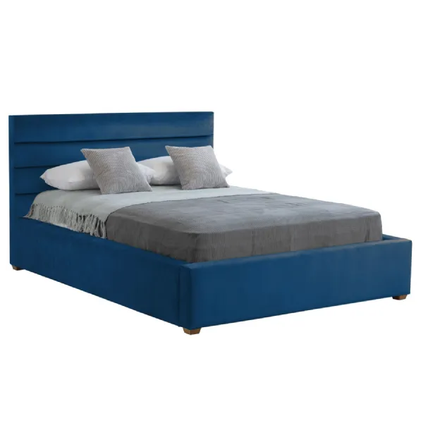 Royal Blue Clove Double Bed Frame