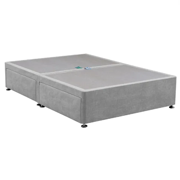 Silver Evolve King Size Bed Base