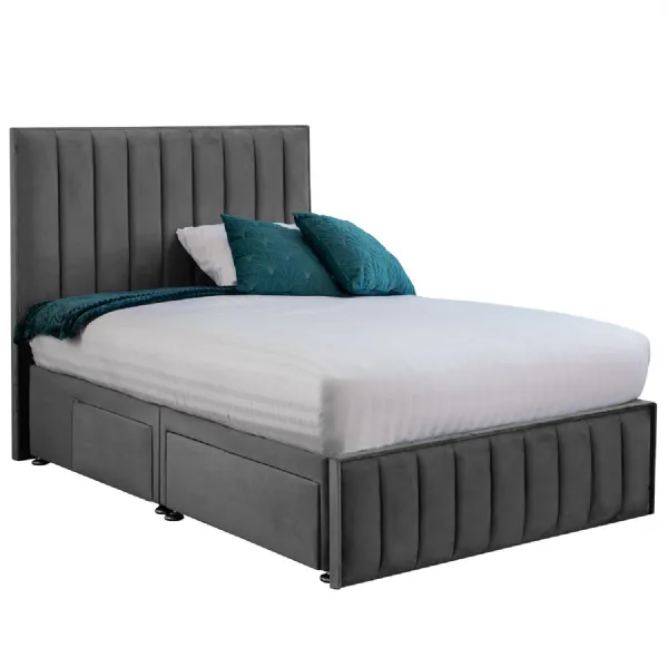 Granite Harmony Hybrid Double Fabric Bed