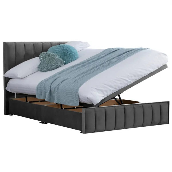 Granite Harmony Hybrid Super King Size Fabric Bed