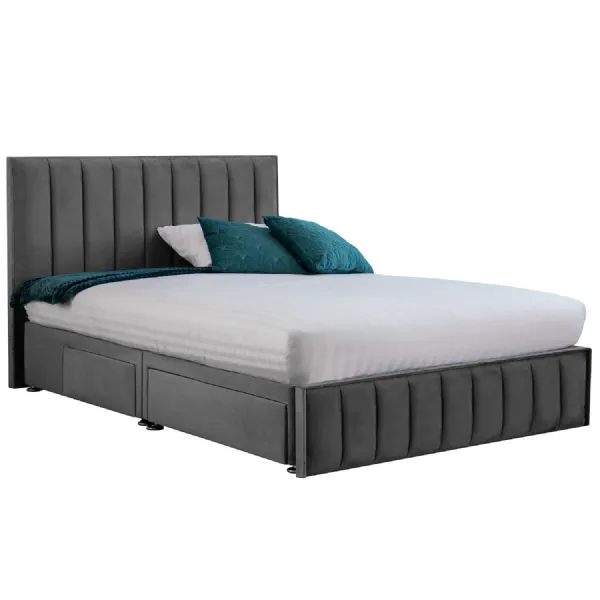 Granite Harmony Hybrid Super King Size Fabric Bed