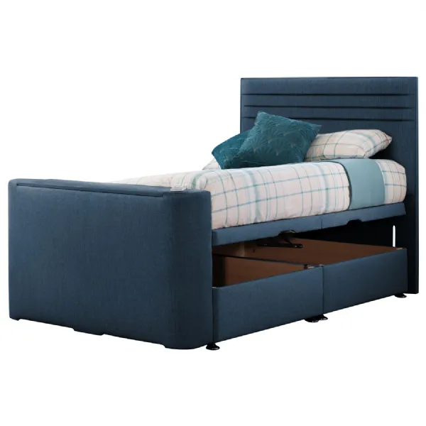 Deep Blue Image Chic King Size TV Bed