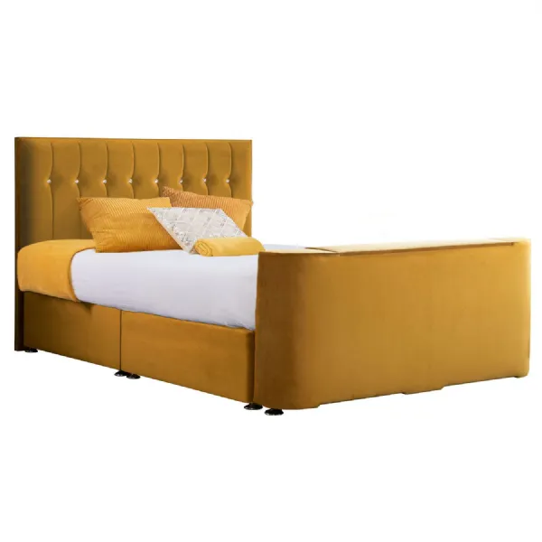 Mustard Image Sparkle Super King Size TV Bed