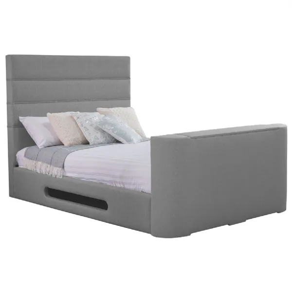 Ash Mazarine Standard Double TV Bed