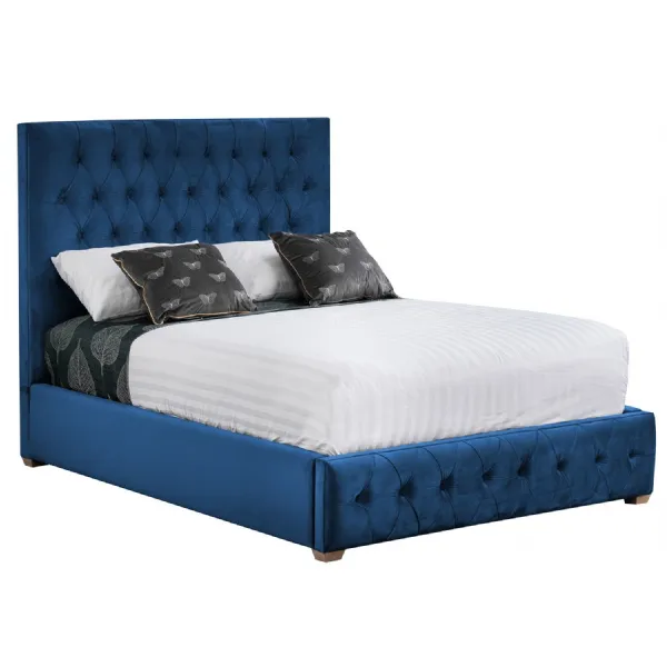 Royal Blue Melody Super King Size Standard Frame