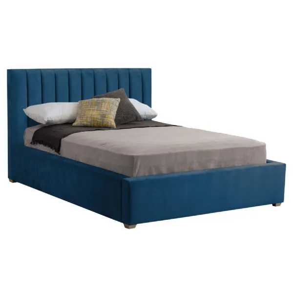 Royal Blue Poppy Double Bed Frame