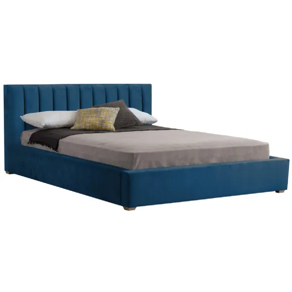 Royal Blue Poppy Super King Size Bed Frame