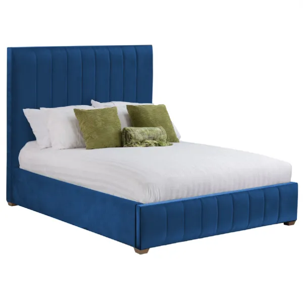 Royal Blue Rave King Size Standard Frame