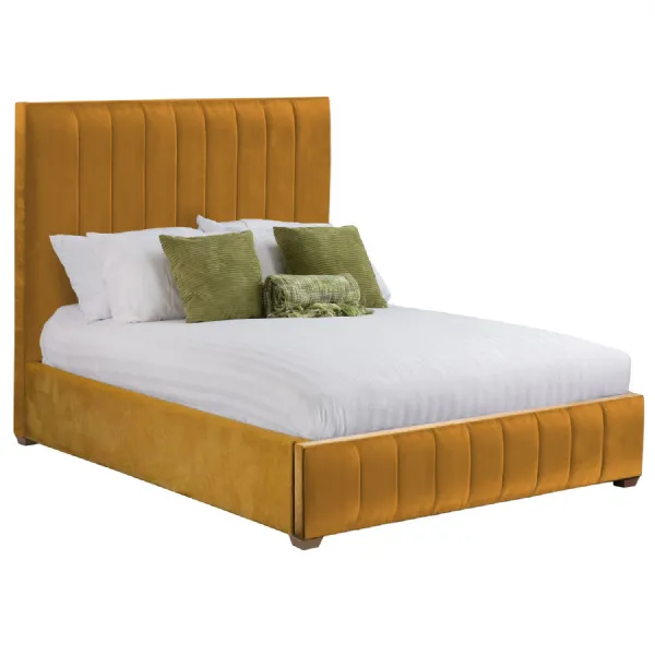 Mustard Rave Super King Size Standard Frame