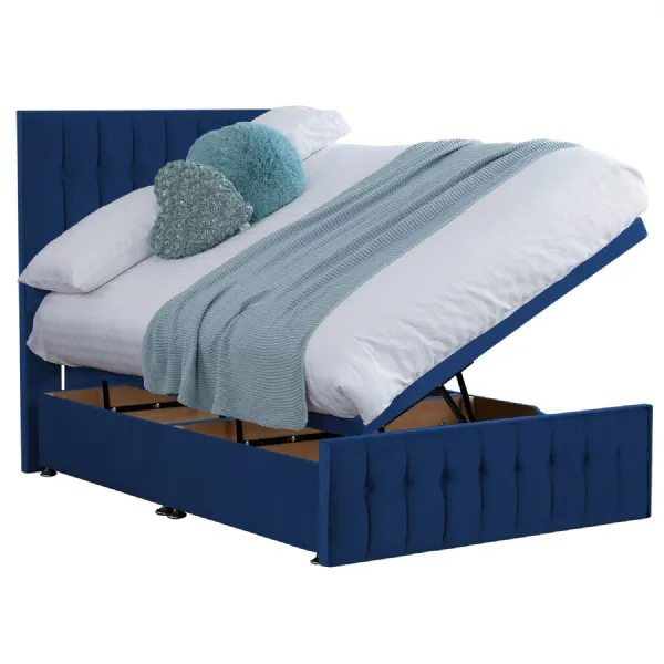 Royal Blue Rhythm Small Double Bed Frame