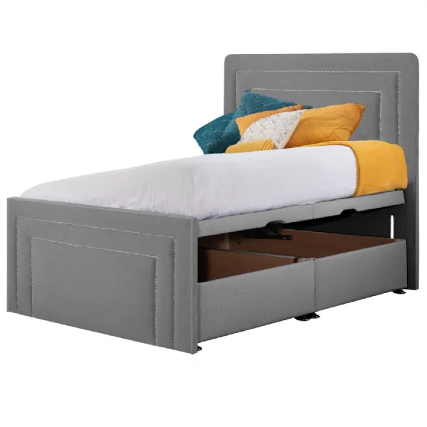 Ash Style Brogan Double Fabric Bed