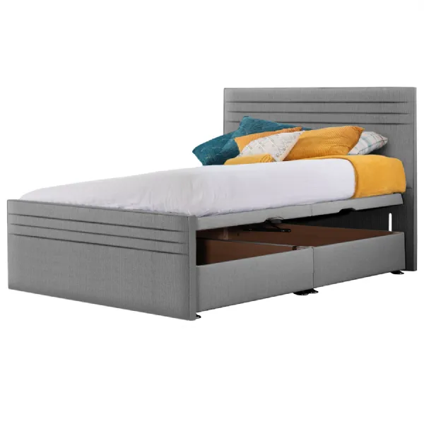 Ash Style Chic Hybrid Super King Size Fabric Bed