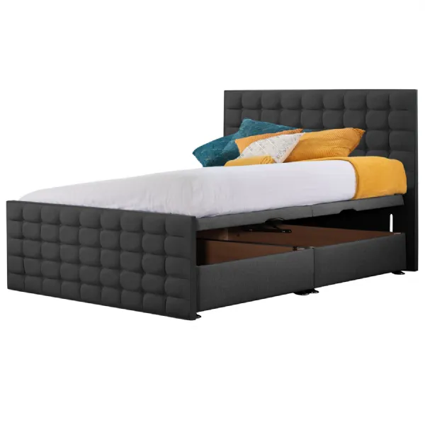 Grey Style Classic Bed Frame