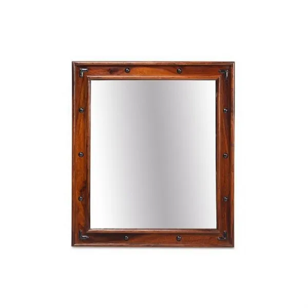 Indian Sheesham Thacket Rectangular Wall Mirror