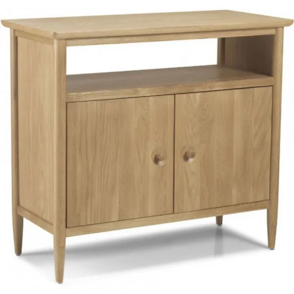 Natural Oak Open Sideboard