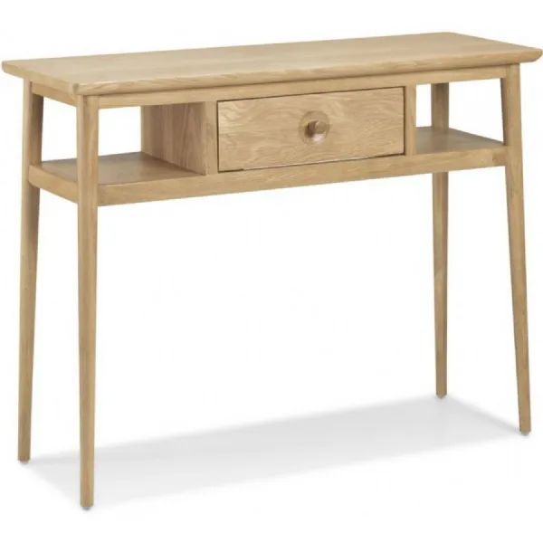 Natural Oak Console Table