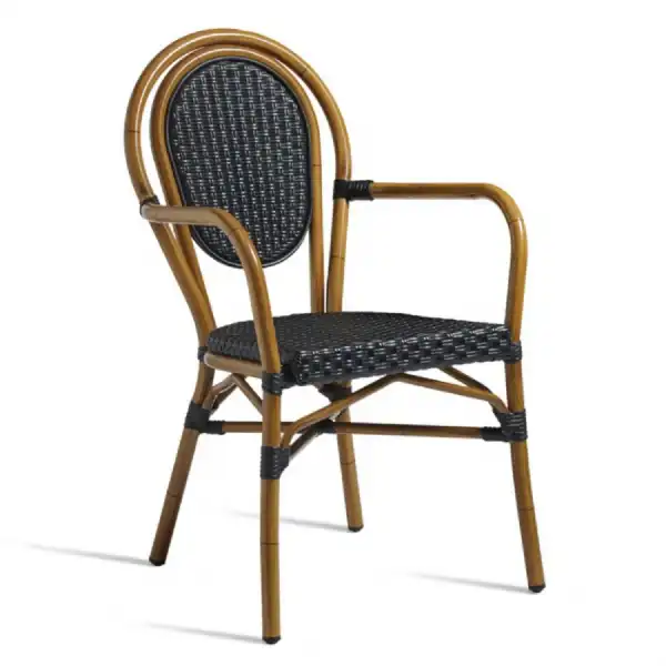Wicker Weave Outdoor Carver Chair
