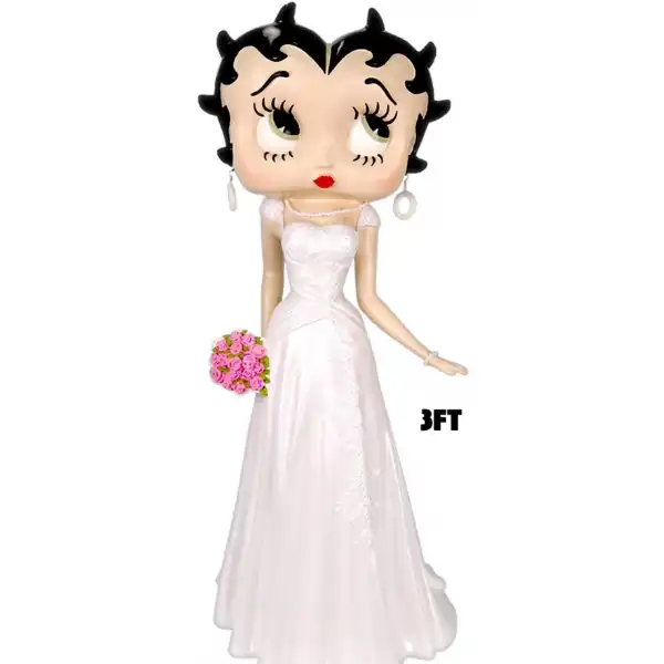Betty Boop 3ft Wedding Dress
