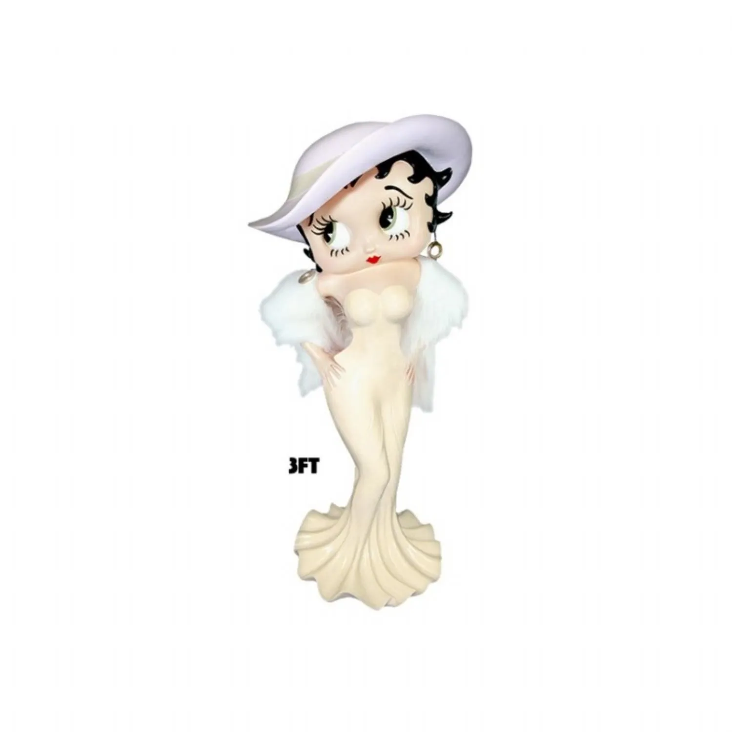 Betty Boop 3ft Madam Cream Dress