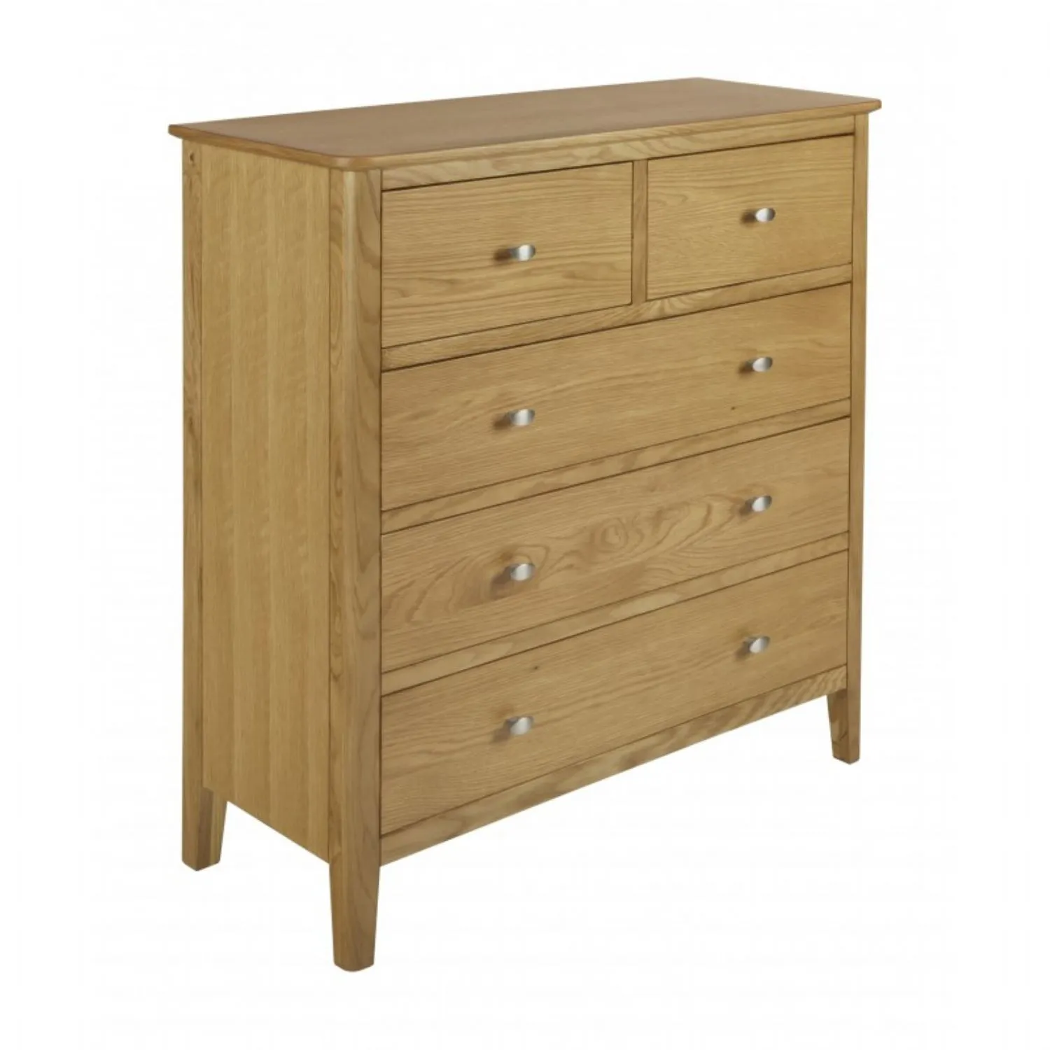 Solid Oak 2 Over 3 Chest