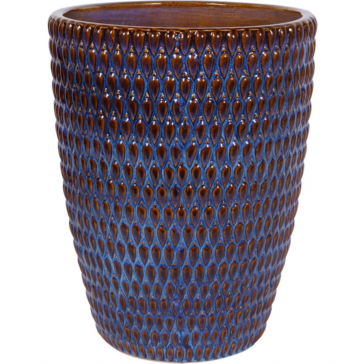 Blue Extra Large Glaze Ceramic Planter