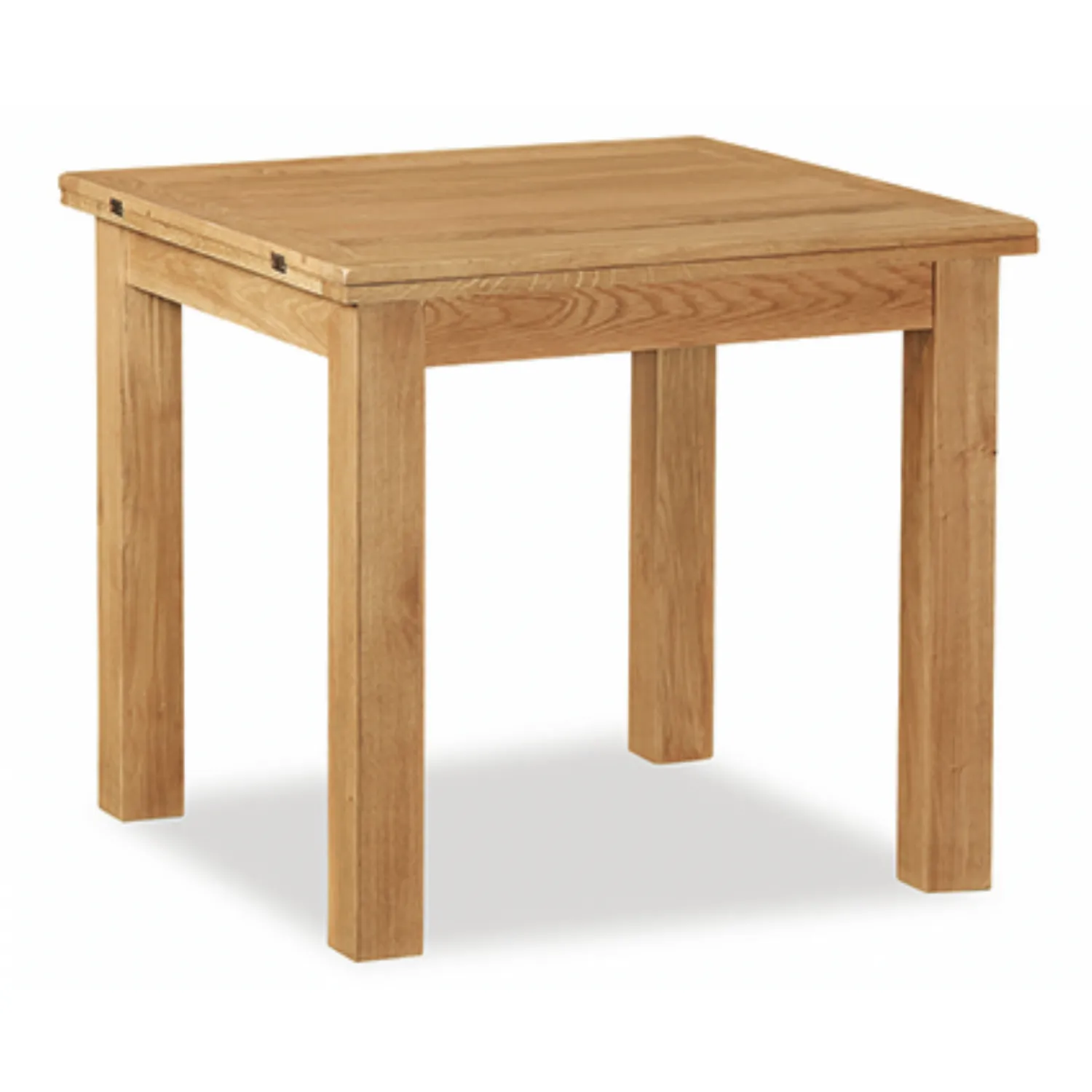 Light Oak 85cm Square Extending Table and 4 Chairs