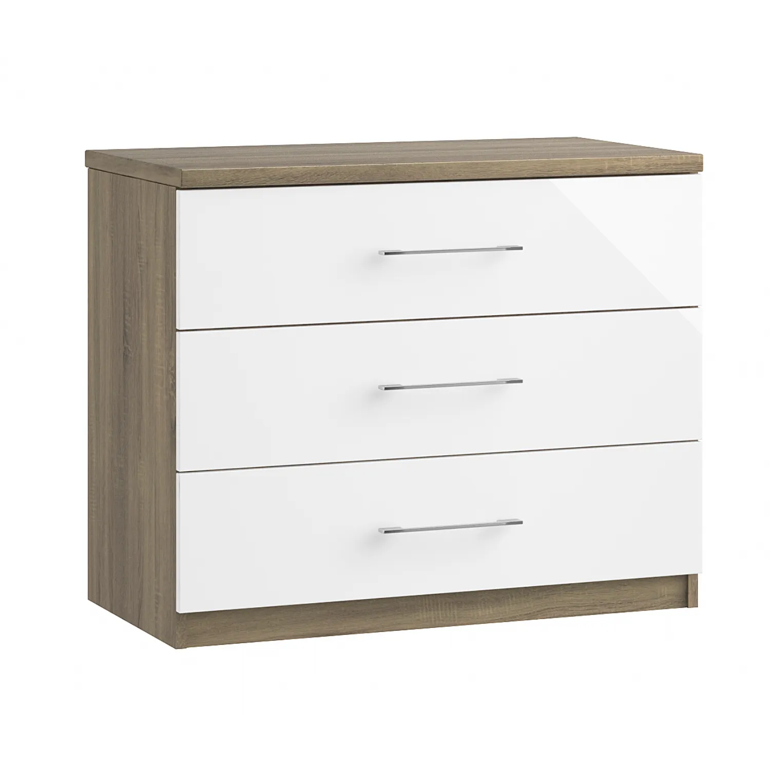 3 Drawer Chest of Drawers with Colour Option