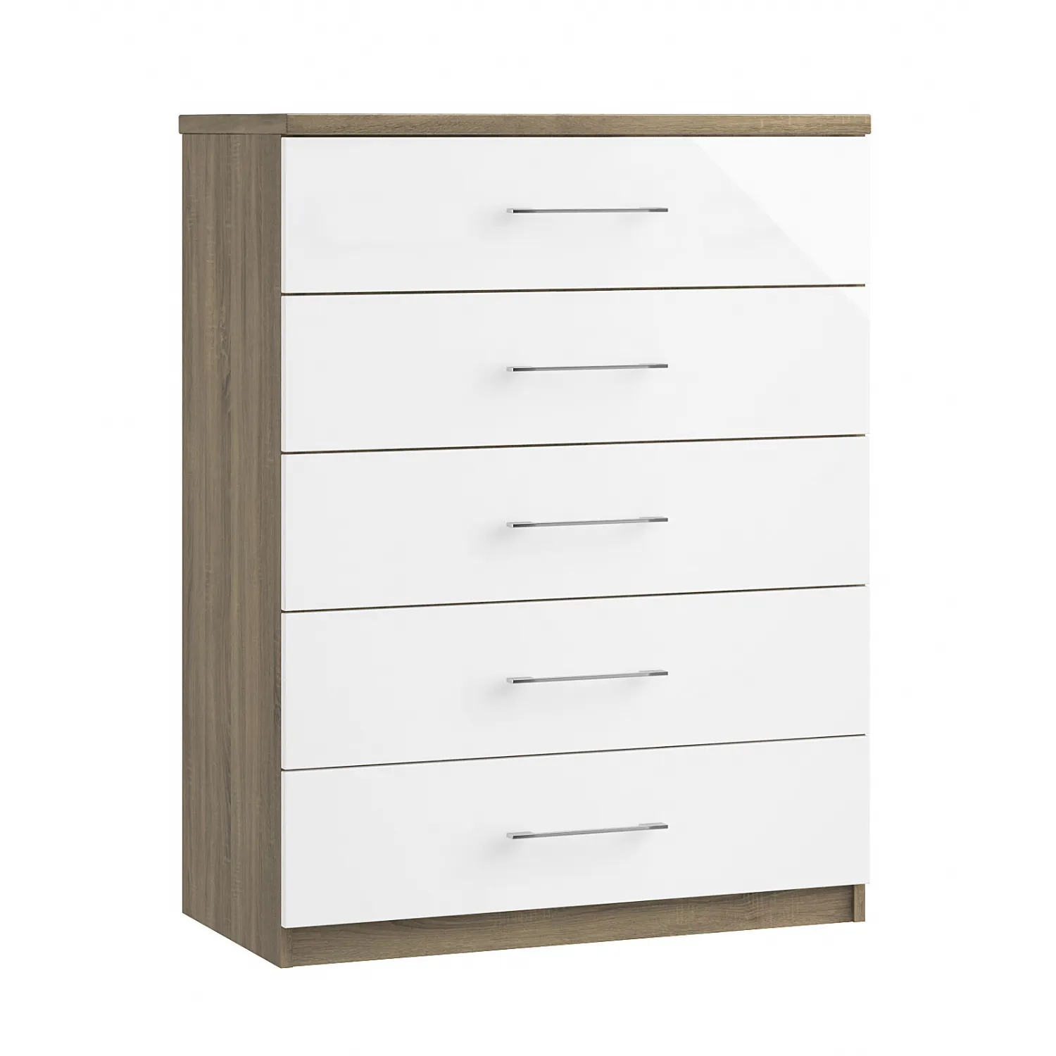 5 Drawer Chest of Drawers with Colour Option