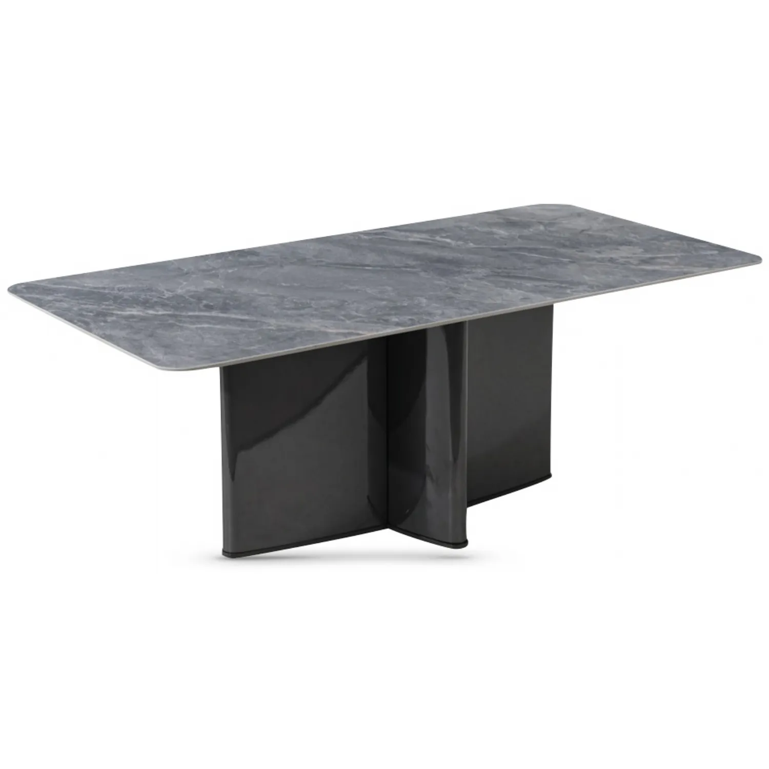 Grey Sintered Stone and Grey Base 120cm Coffee Table