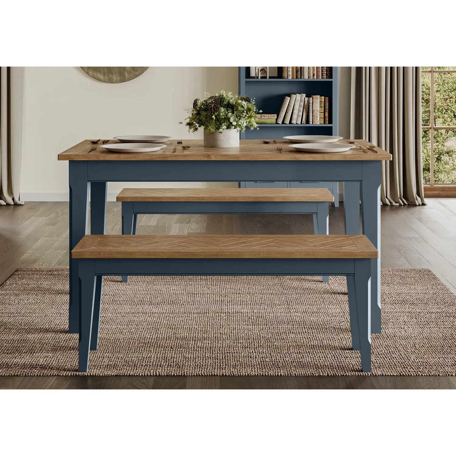 Signature Blue Dining Table