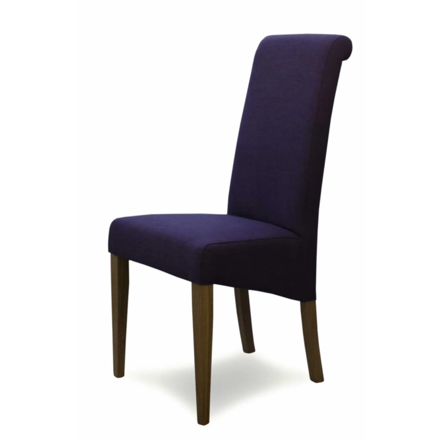 Italia Purple Fabric Chair